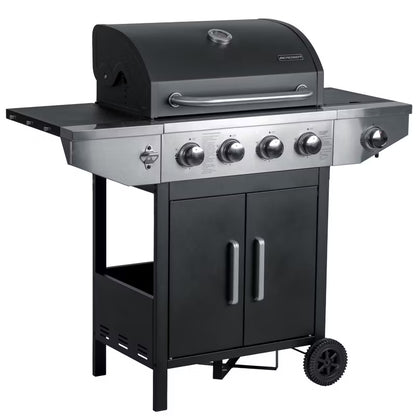 Gasgrill BD-897 4+1 Brændere Støbejernsrist Grå