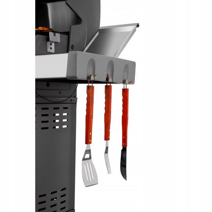 Gasgrill Bellevue 5+2 150x58 cm Sølv Rustfrit Stål