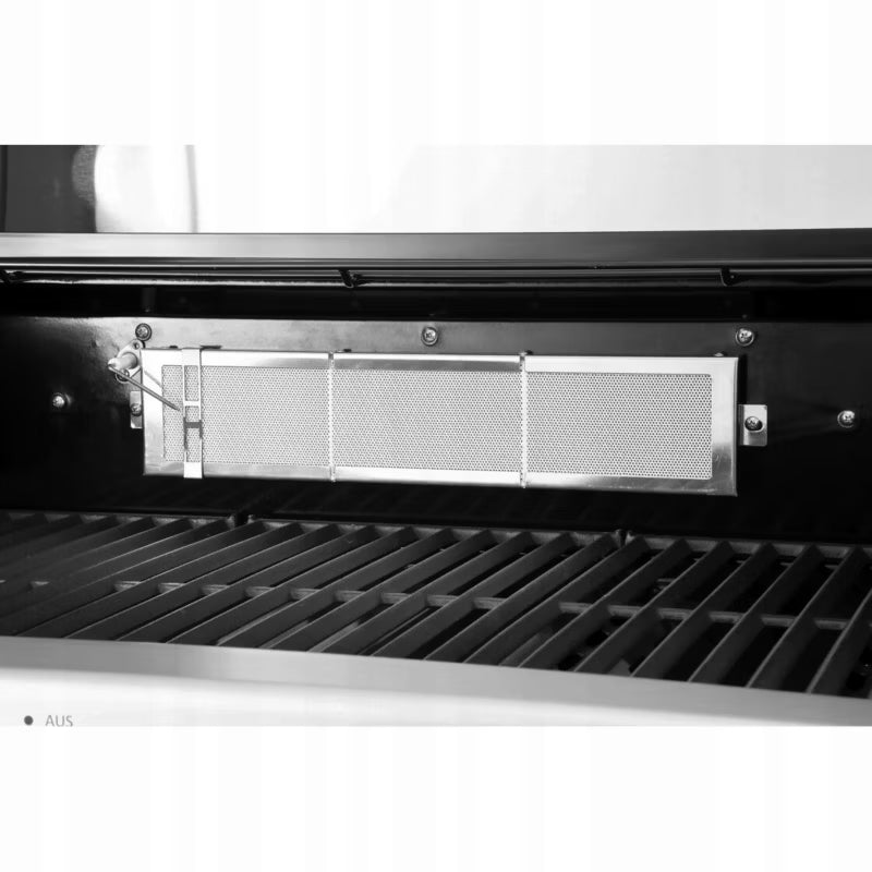 Gasgrill Bellevue 5+2 150x58 cm Sølv Rustfrit Stål