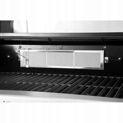 Gasgrill Bellevue 5+2 150x58 cm Sølv Rustfrit Stål