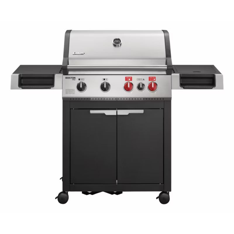 Gasgrill Boston 4 KR Turbo II 146,5x58 cm Sølv