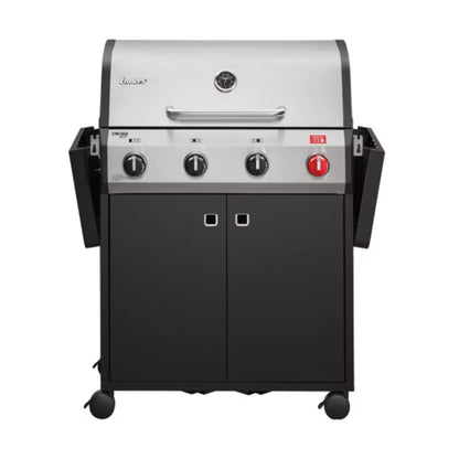 Gasgrill Chicago Next 4 R Turbo 134,5x51 cm Sølv