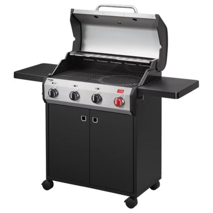 Gasgrill Chicago Next 4 R Turbo 134,5x51 cm Sølv