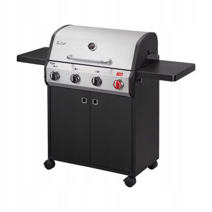 Gasgrill Chicago Next 4 R Turbo 134,5x51 cm Sølv