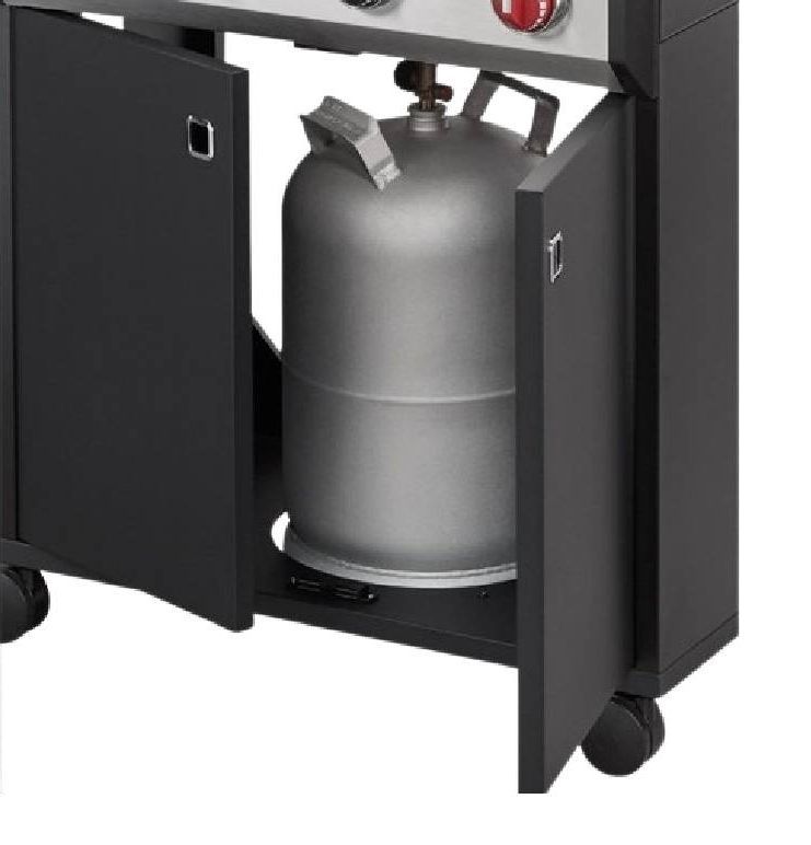Gasgrill Chicago Next 4 R Turbo 134,5x51 cm Sølv