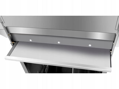 Gasgrill CINCINNATI 4+1 141x119 cm Sølv