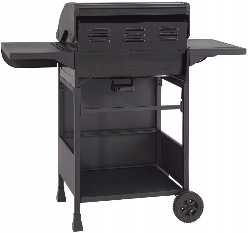 Gasgrill Columbus 3+1 118x59 cm Sort