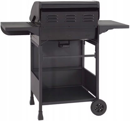 Gasgrill Columbus 3+1 118x59 cm Sort