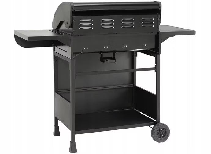 Gasgrill COLUMBUS 4+1 130x58x107 cm Sort