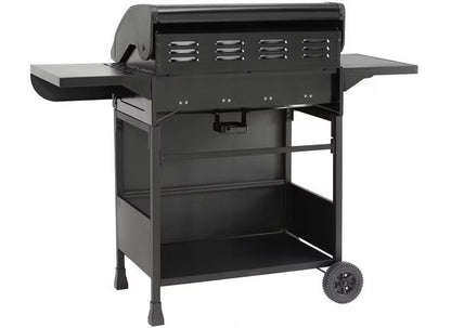 Gasgrill COLUMBUS 4+1 130x58x107 cm Sort