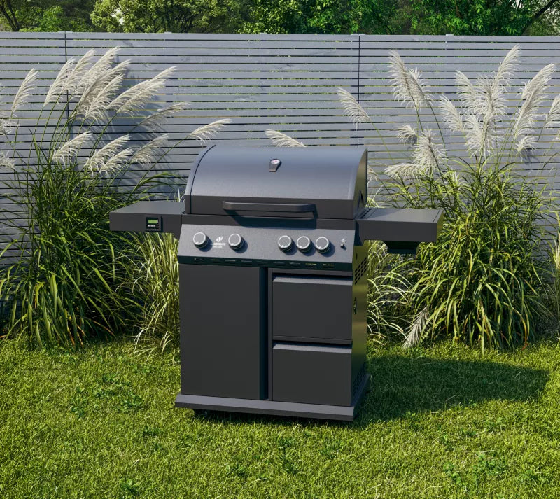 Gasgrill Cool Black 4.1 76x41 cm Sort