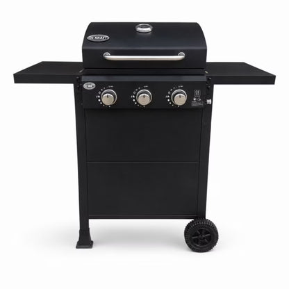 Gasgrill DE-G300-CABRIO 3 Brændere 8,1 kW Sort