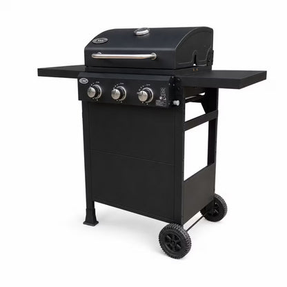 Gasgrill DE-G300-CABRIO 3 Brændere 8,1 kW Sort