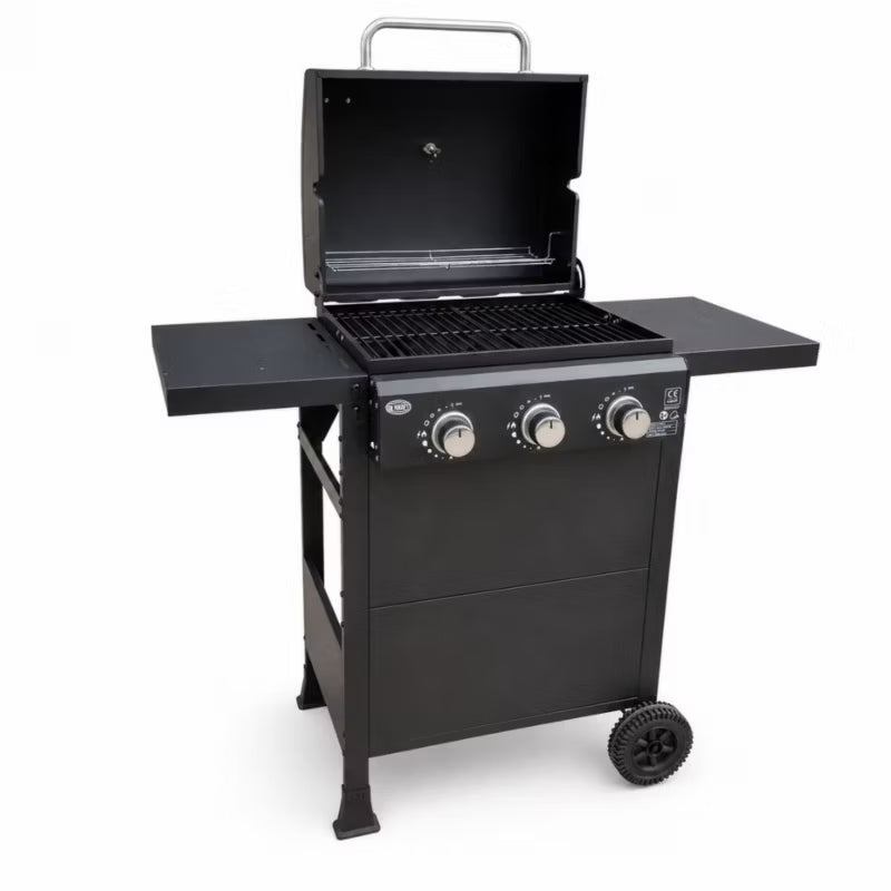 Gasgrill DE-G300-CABRIO 3 Brændere 8,1 kW Sort