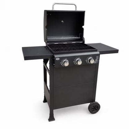 Gasgrill DE-G300-CABRIO 3 Brændere 8,1 kW Sort
