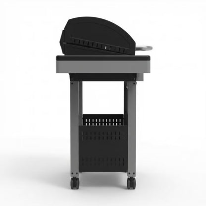 Gasgrill DE-G31 3+1 Brændere Støbejernsrist Sort