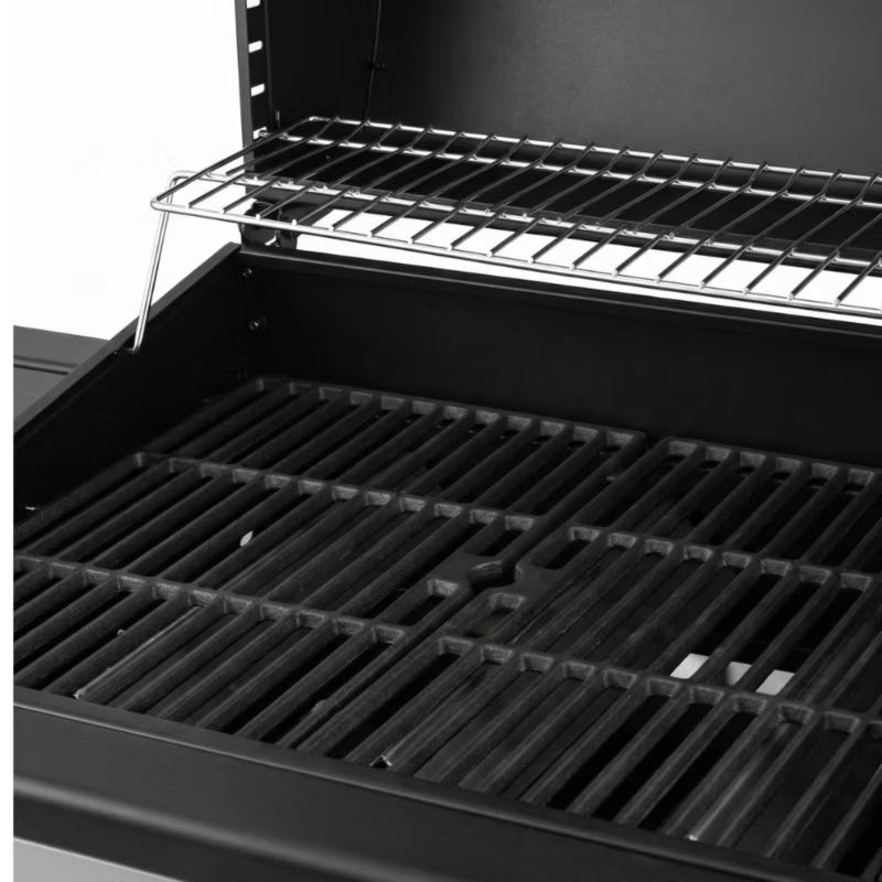 Gasgrill DE-G31 3+1 Brændere Støbejernsrist Sort
