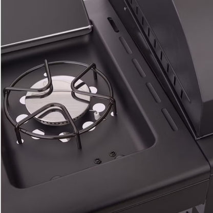 Gasgrill DE-G31 3+1 Brændere Sort Støbejernsrist