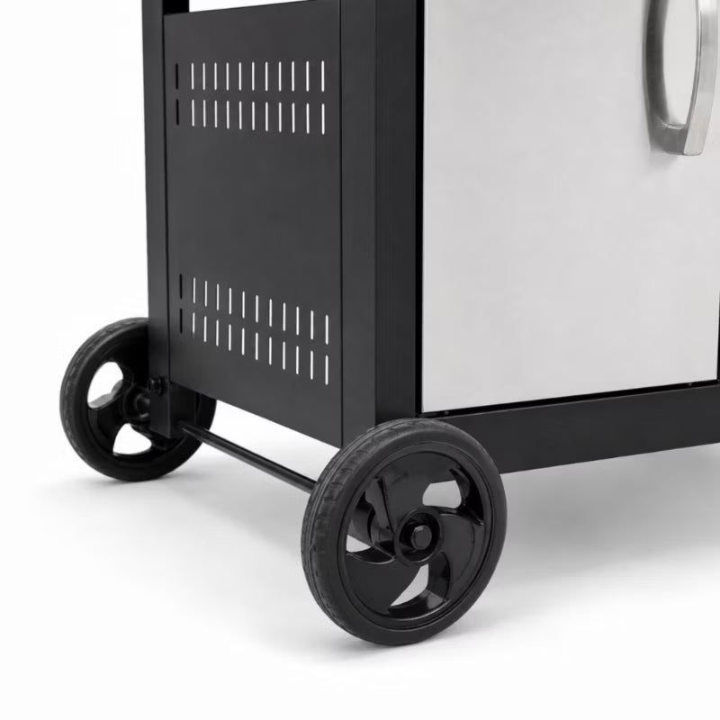 Gasgrill DE-G61-INOX 139x49 cm Stål