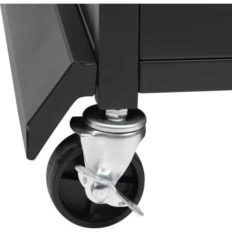 Gasgrill Deluxe 6+1 Brændere 148x56 cm med LED Sølv/Sort