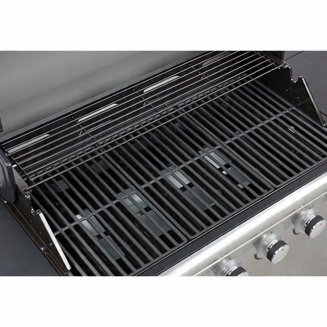 Gasgrill DELUXE 6+1 Brændere Sølv