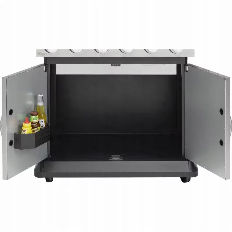 Gasgrill DELUXE 6+1 Brændere Sølv
