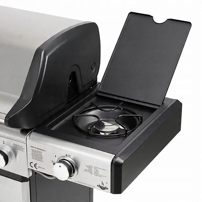 Gasgrill DELUXE 6+1 Brændere Sølv