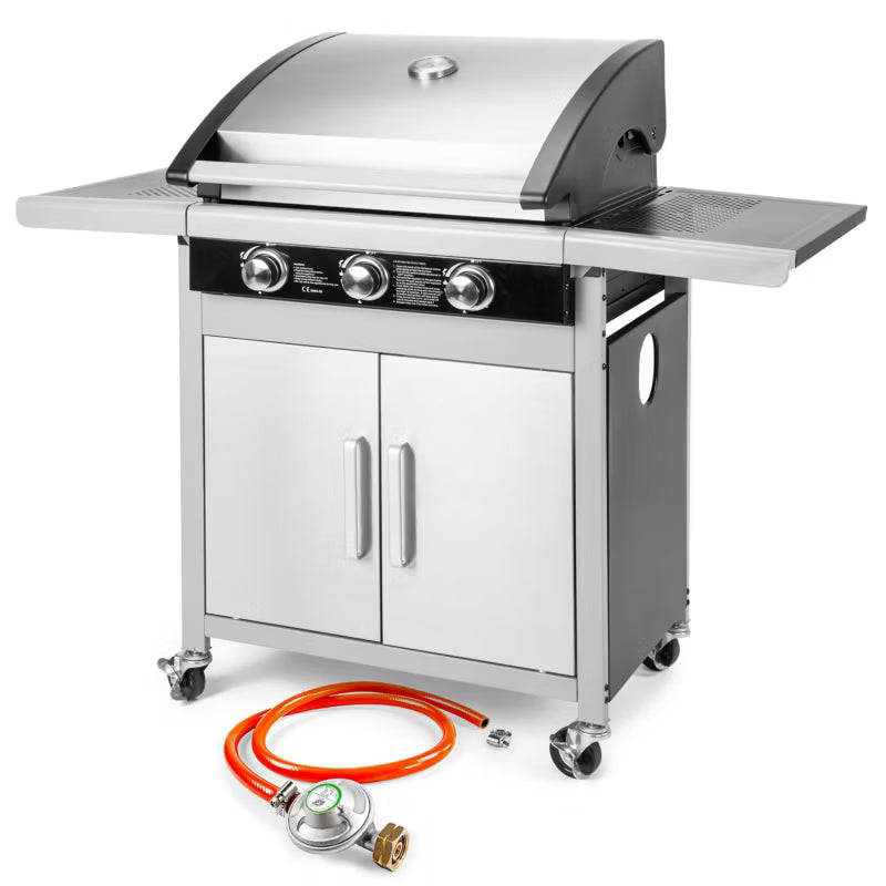 Gasgrill FZG 3005 3 Brændere Rustfrit Stål