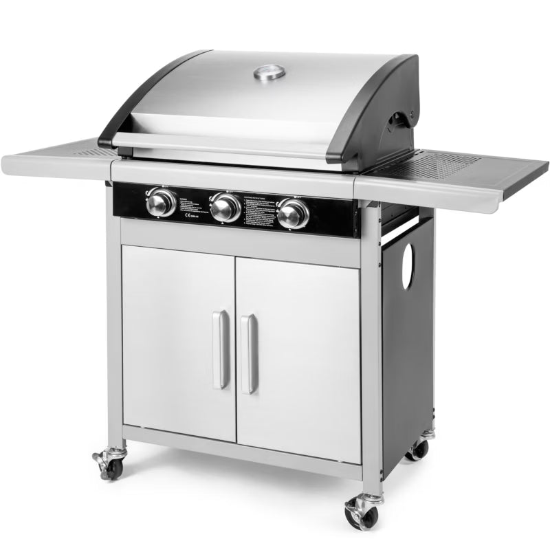 Gasgrill FZG 3005 3 Brændere Rustfrit Stål