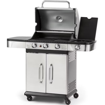 Gasgrill FZG 3011 3+1 122x57x112 cm Rustfrit Stål