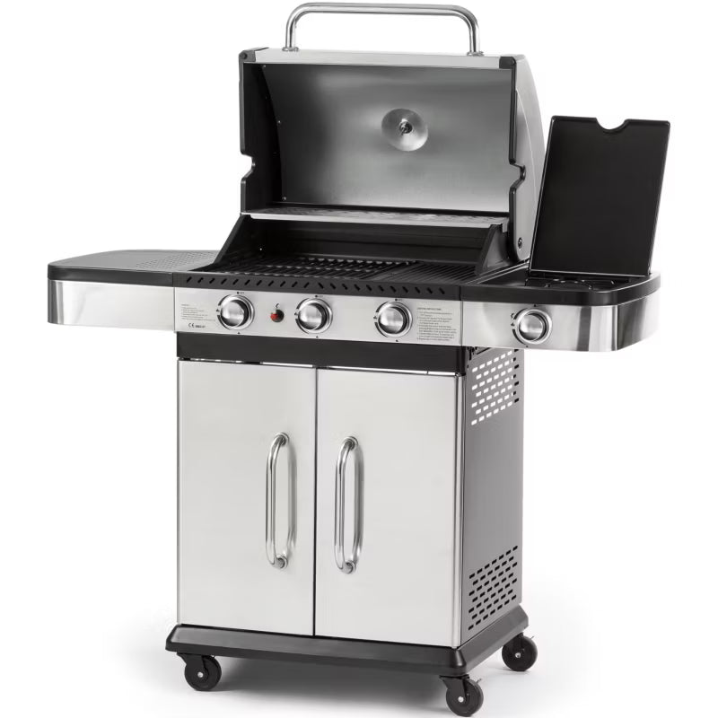Gasgrill FZG 3011 3+1 122x57x112 cm Rustfrit Stål