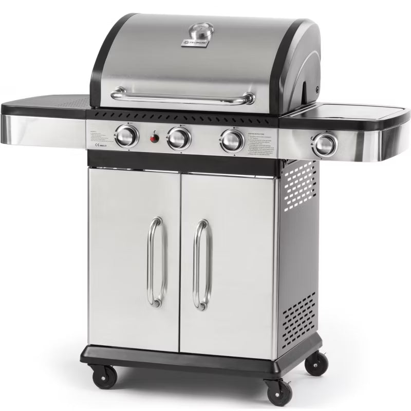 Gasgrill FZG 3011 3+1 122x57x112 cm Rustfrit Stål