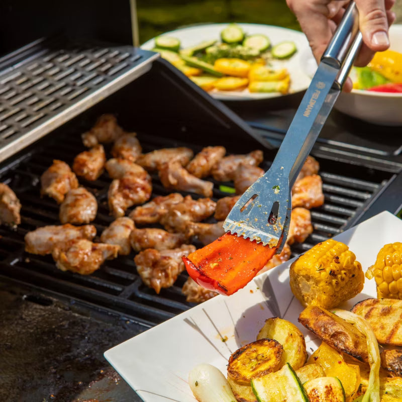Gasgrill FZG 3013 122x57 cm Sort med 3+1 Brændere