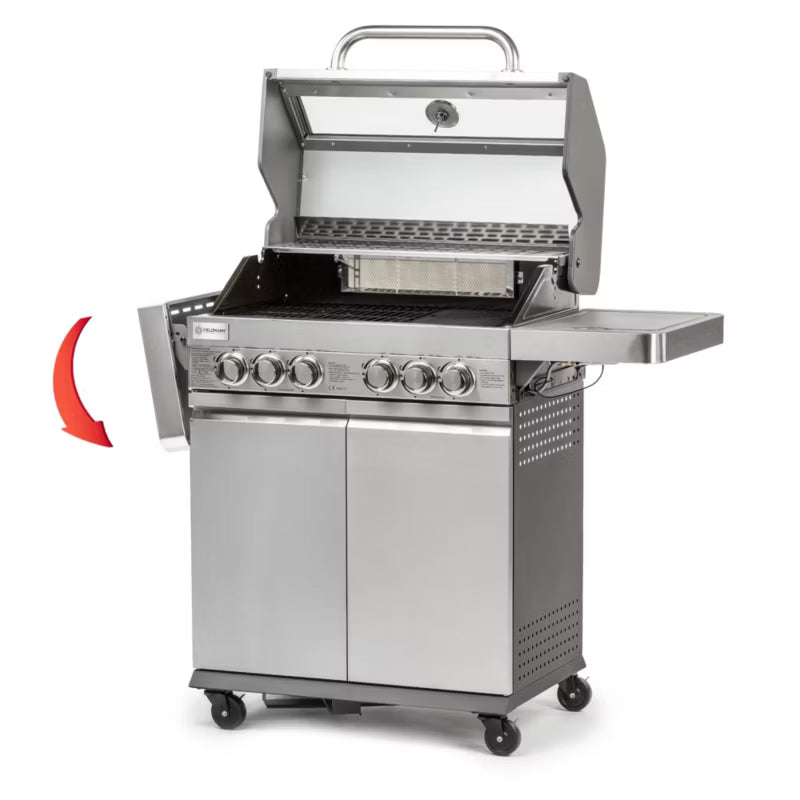 Gasgrill FZG 3025 133x57 cm Sort