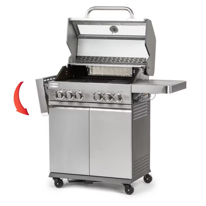 Gasgrill FZG 3025 133x57 cm Sort