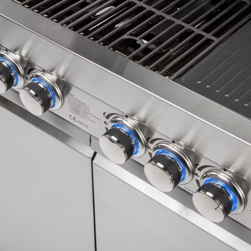Gasgrill FZG 3025 133x57 cm Sort
