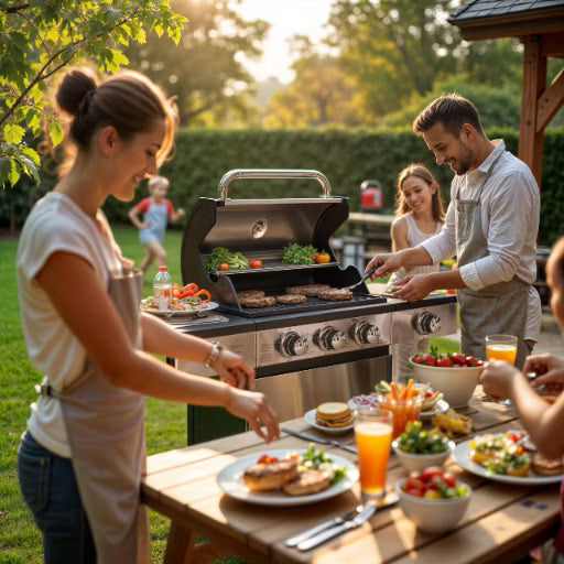 Gasgrill GG301 110x48 cm Rustfrit Stål