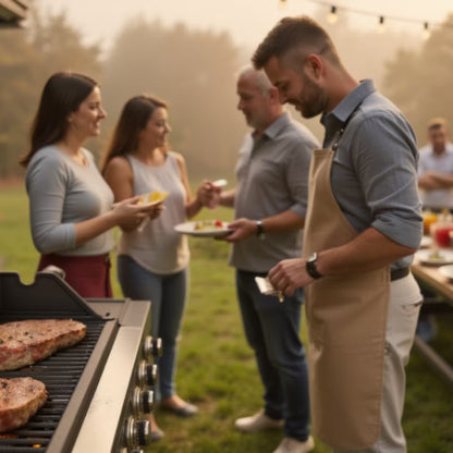 Gasgrill GG401 4+1 Brændere Rustfrit Stål