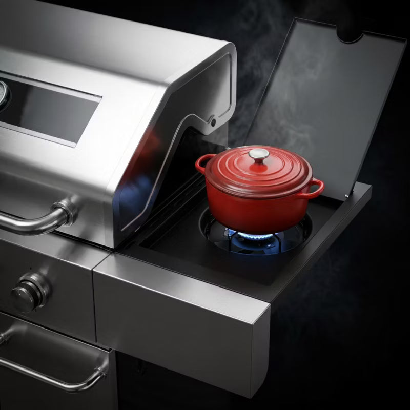 Gasgrill GG421 4+1 Brændere Rustfrit Stål