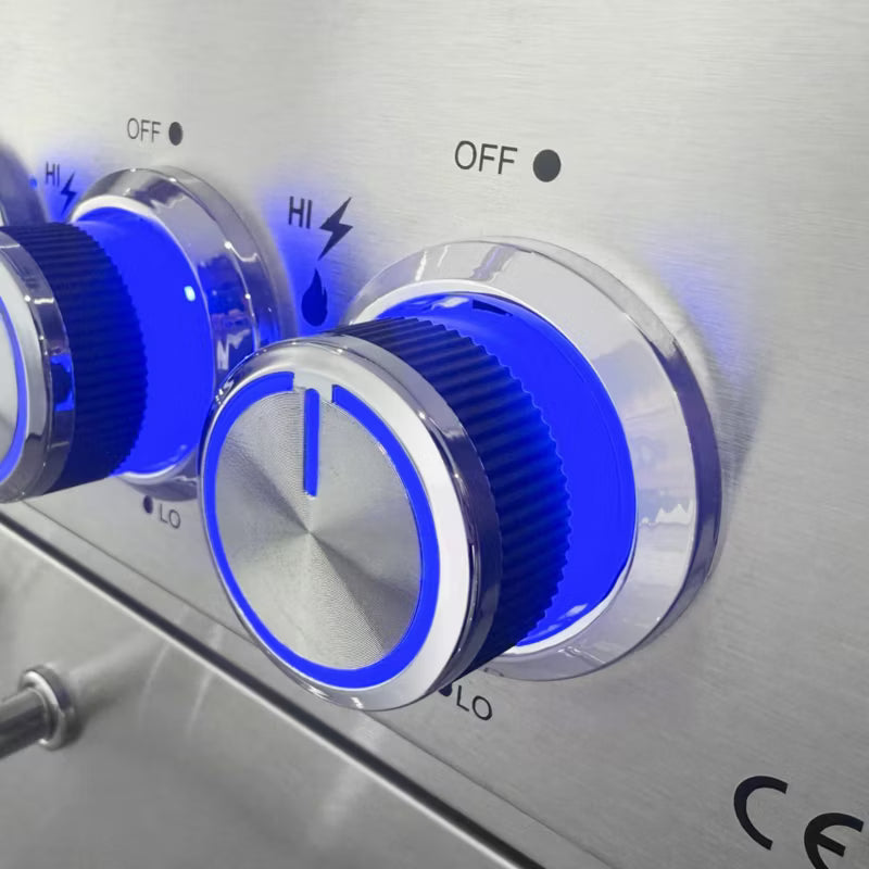 Gasgrill GG421 4+1 Brændere Rustfrit Stål