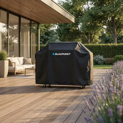 Gasgrill GG501P 3-i-1 med Pizzaovn og Støbejernsrist Sølv