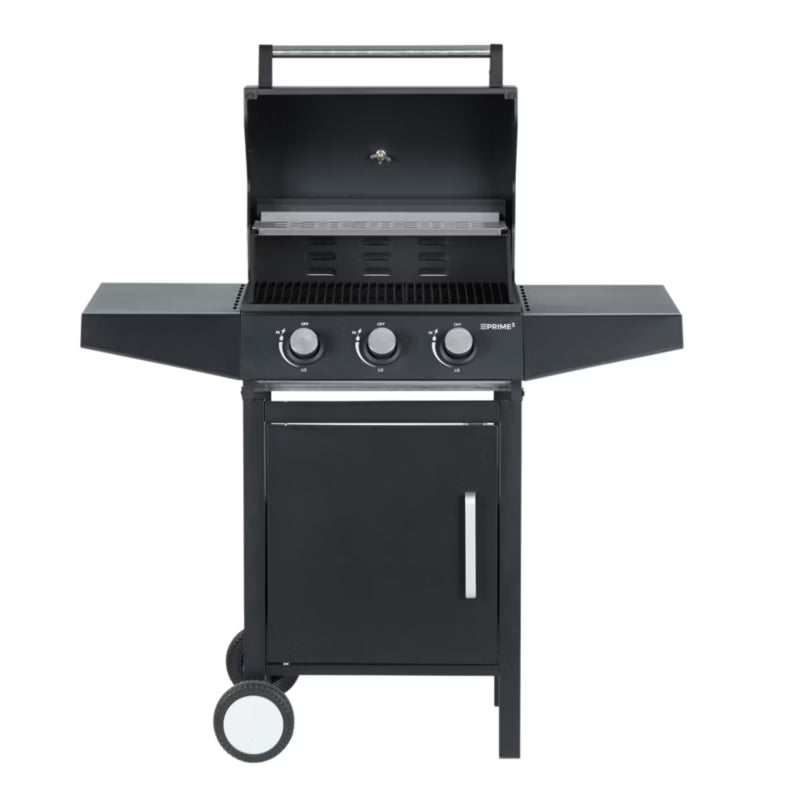 Gasgrill GGG31 3 Brændere Sort