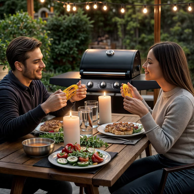 Gasgrill GGG31 3 Brændere Sort