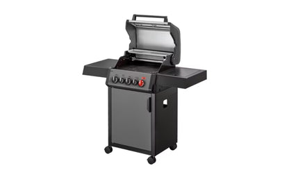 Gasgrill Hyde 3 SIKR Turbo 126x56 cm Sølv