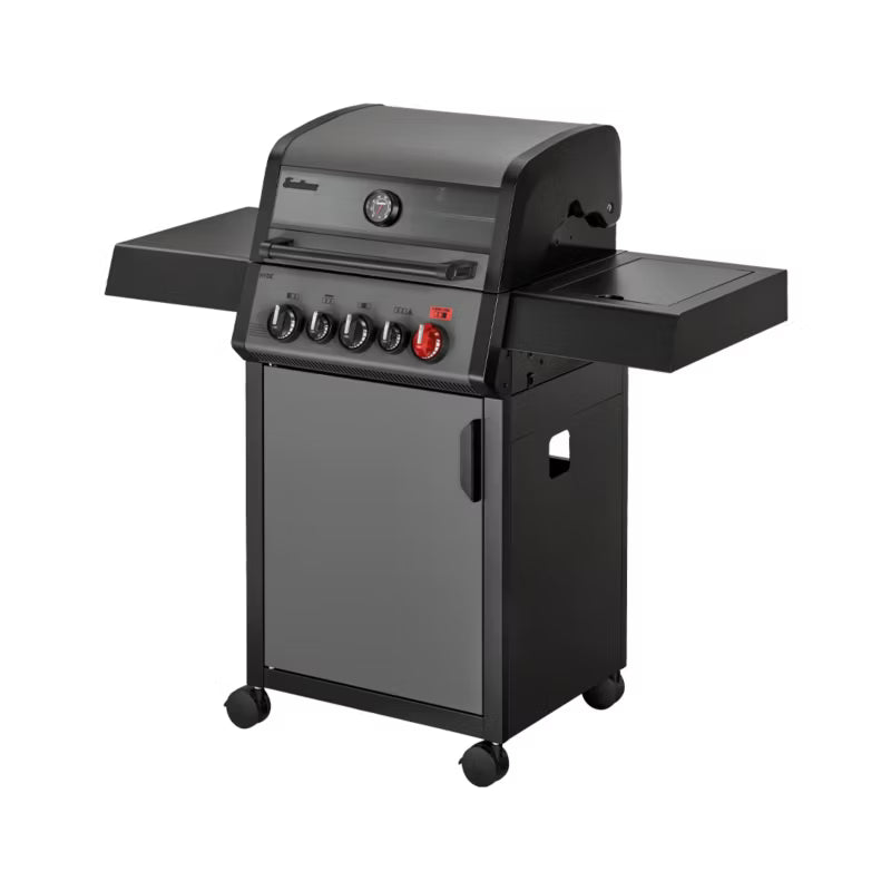Gasgrill Hyde 3 SIKR Turbo 126x56 cm Sølv