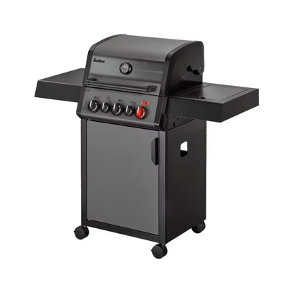 Gasgrill Hyde 3 SIKR Turbo 126x56 cm Sølv