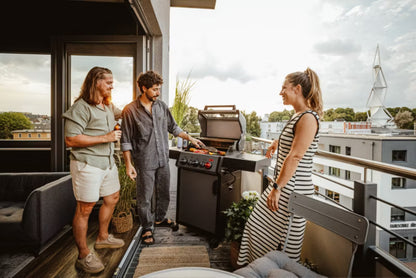 Gasgrill Hyde 3 SIKR Turbo 126x56 cm Sølv