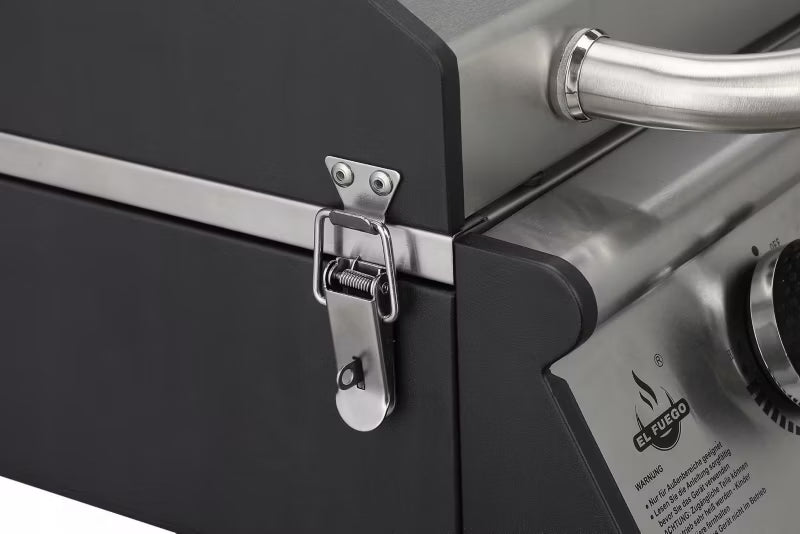 Gasgrill Jesolo Bordmodel 47,5x43,5 cm Sølv