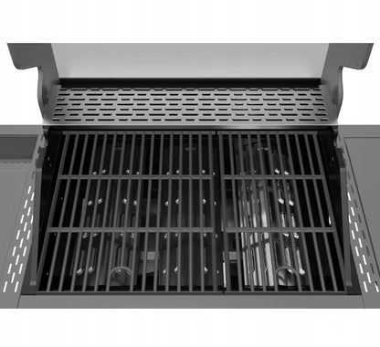 Gasgrill KEY WEST 3+1 122x58 cm Sort
