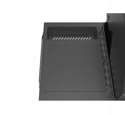 Gasgrill KEY WEST 3+1 122x58 cm Sort